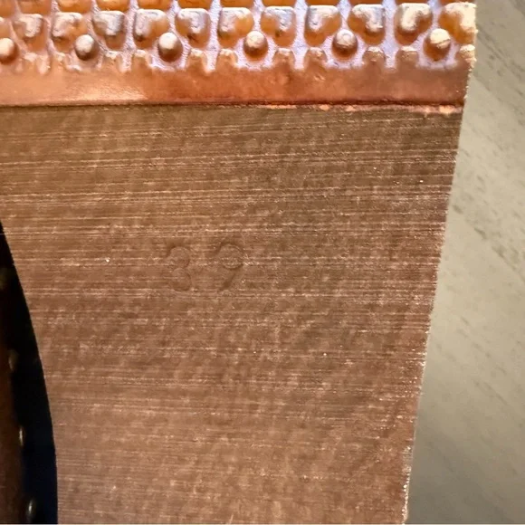 Sandgrens Rome Studded Mule Clogs – Dark Gray Nubuck Leather – Size 39 - Picture 7 of 13